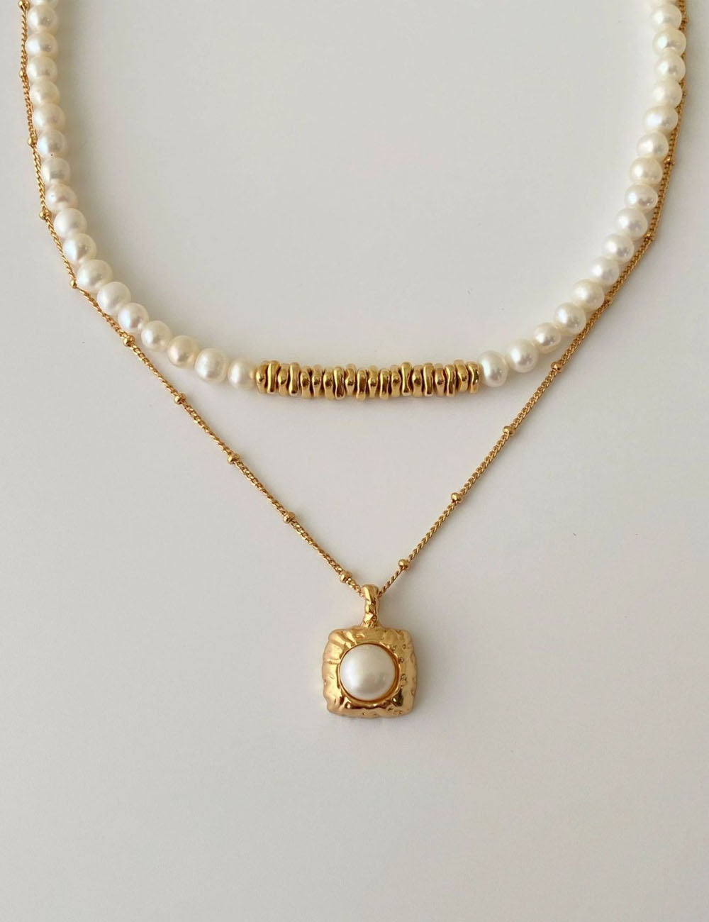 Gold Plated Pearl Choker - DippedShop Wholesale - #4995