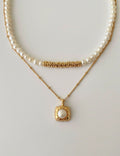 Gold Plated Pearl Choker - DippedShop Wholesale - #4995