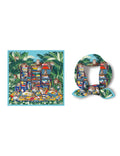 Tropical Jungle Silk Scarf - DippedShop Wholesale - #1043