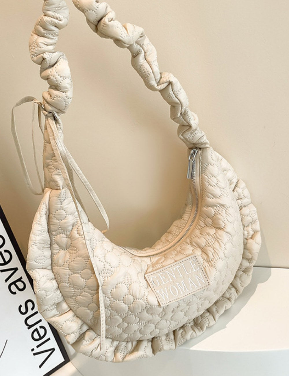 Sweet Lace Up Puffer Shoulder Bag DPB2509