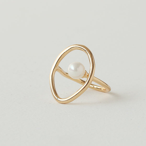 Pearl Simple Elegant Adjustable Rings DPJR2023