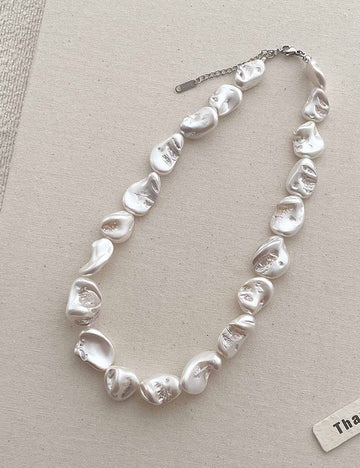 Elegant Baroque Pearl Choker - DippedShop Wholesale - #0147