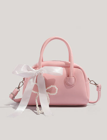 Candy Color Bow Leather Shoulder Bags DP25D658