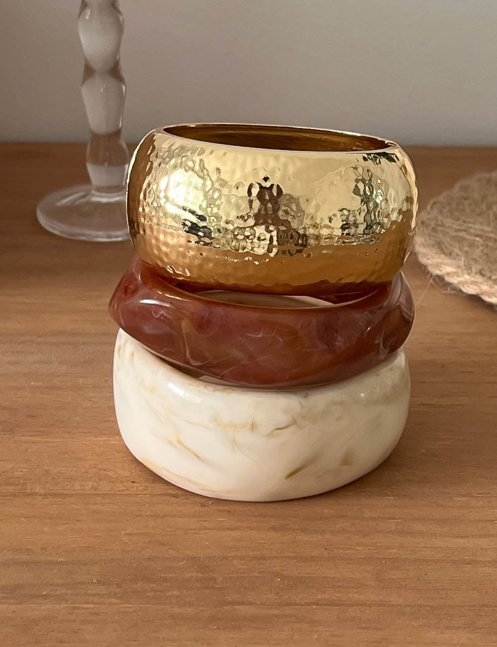 Stylish Irregualr Resin Wide B - DippedShop Wholesale - #1315