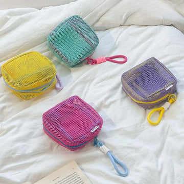 Color Block Square Mini Make Up Bags DP25C625
