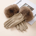 Winter Faux Fur Gloves - DippedShop Wholesale - #4467