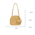 Solid Square Shoulder Bag - DippedShop Wholesale - #7843