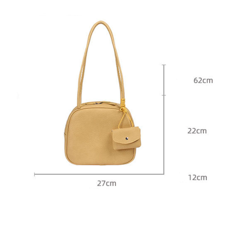 Solid Square Shoulder Bag - DippedShop Wholesale - #7843