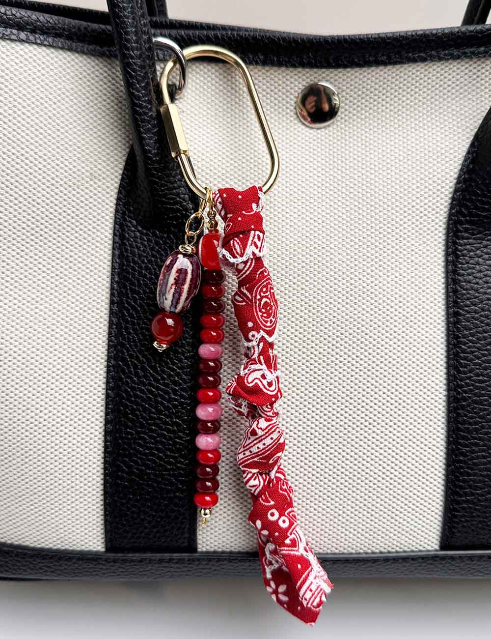 Vintage Agate Beaded Scarf Charm - DippedShop Wholesale - #7907