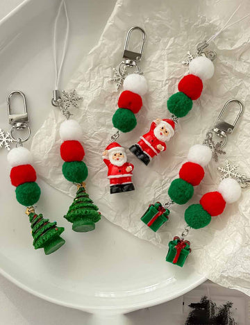 Funny Santa Claus Christmas Style Bag Charm DP25G764