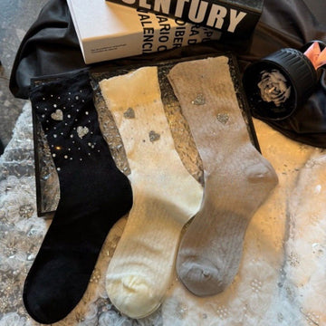 Rhinstone Mesh Socks - DippedShop Wholesale - #8339