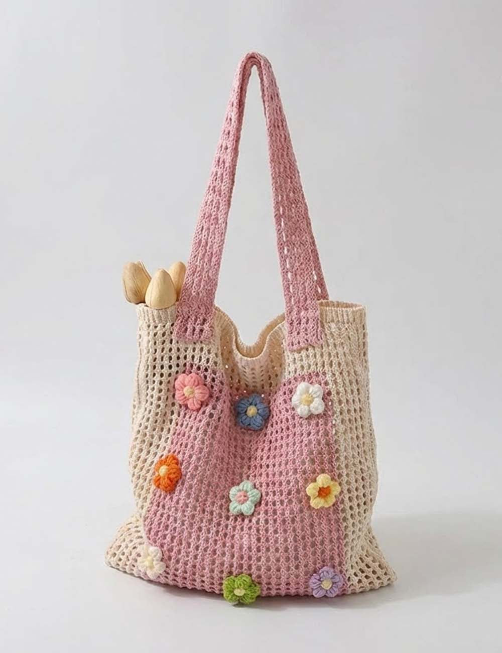 Boho Hollow Out Tote - DippedShop Wholesale - #3827