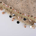 Boho Shell Tassel Hat - DippedShop Wholesale - #4307