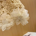 Elegant 3D-Florall Crochet Hollow Out Knit Beanie MK2CK6W6HAT68