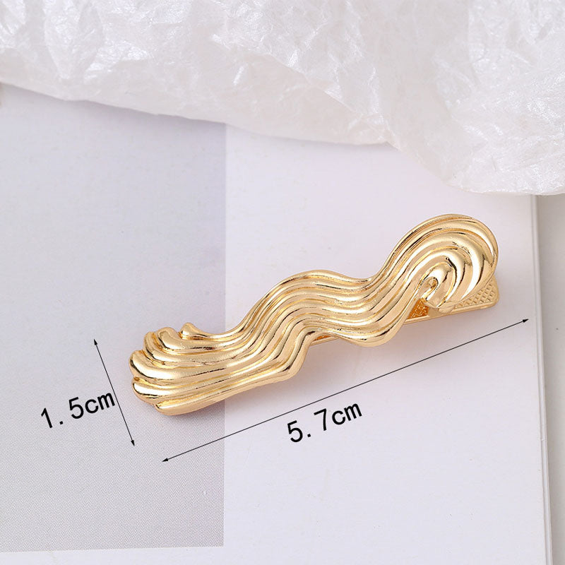 Cute Creative Gold Shell Duckbill Hair Clip MK2MBEP6W6HCP377