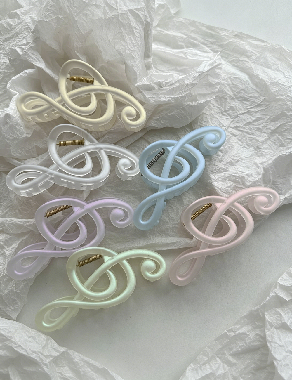 Stylish Musical Note Non-Slip Hair Clip 8AS6HCP395L