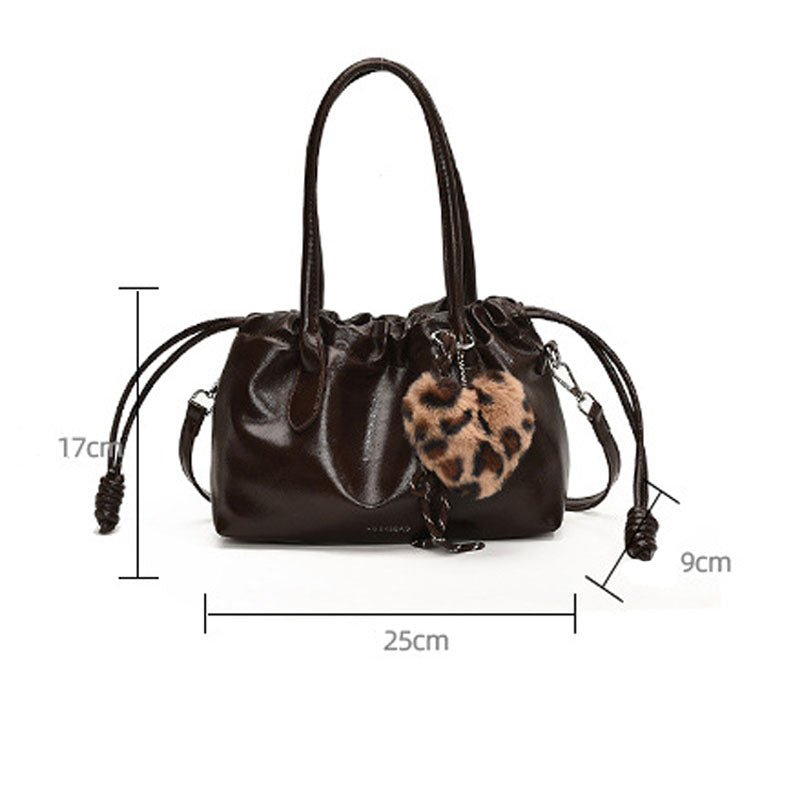 Vintage Pleated Crossbody Bag - DippedShop Wholesale - #8227