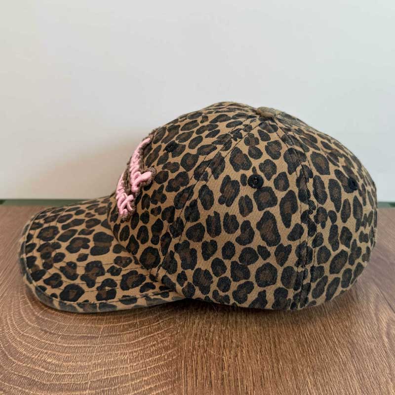 Trendy Leopard Print Letter Embroidered Baseball Cap MK2BW6W6HAT85