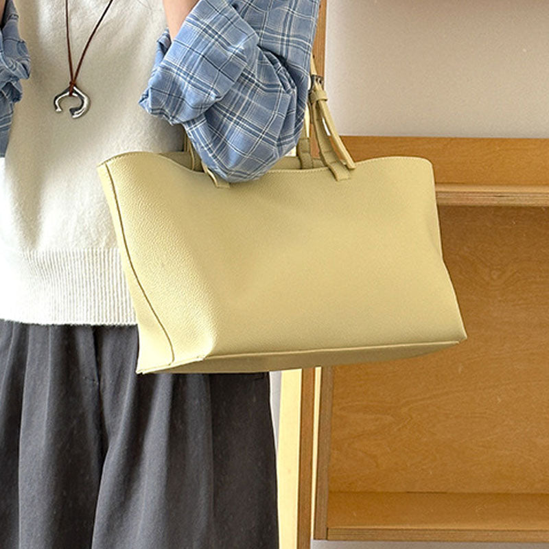 Solid Color Tote Bag - DippedShop Wholesale - #7859
