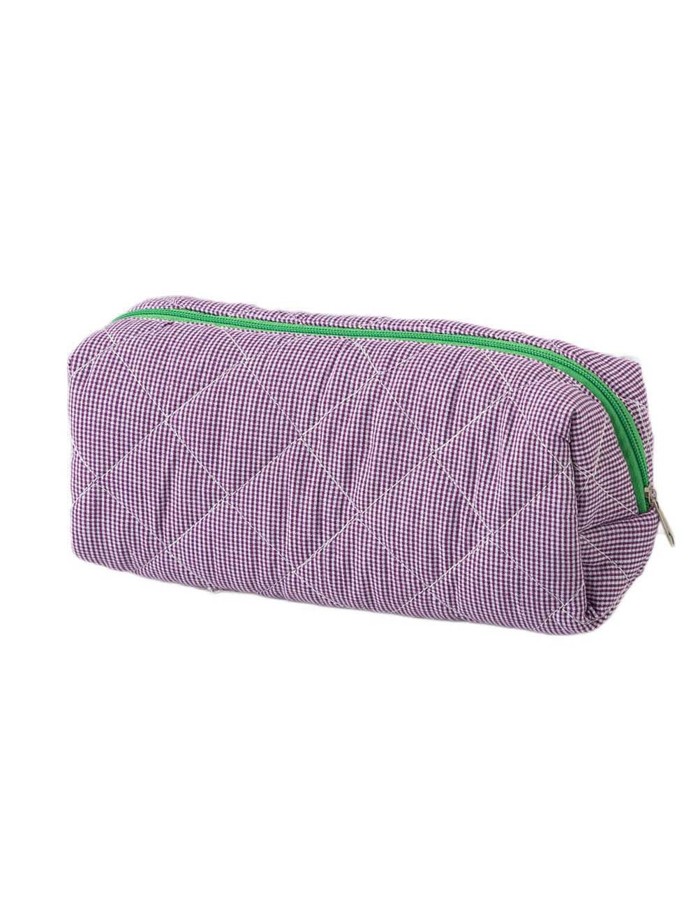 Large Capacity Color Block Plaid Storage Bag DP25E943