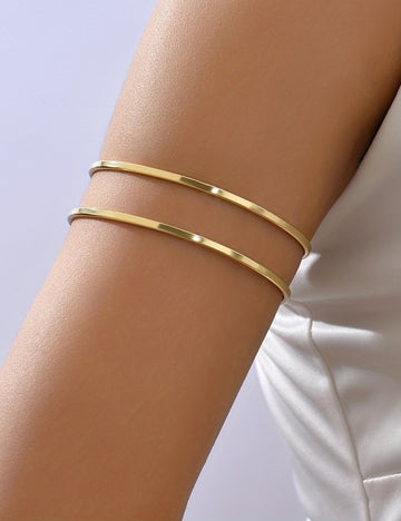 Simple Layered Open Arm Cuff DOJAC15