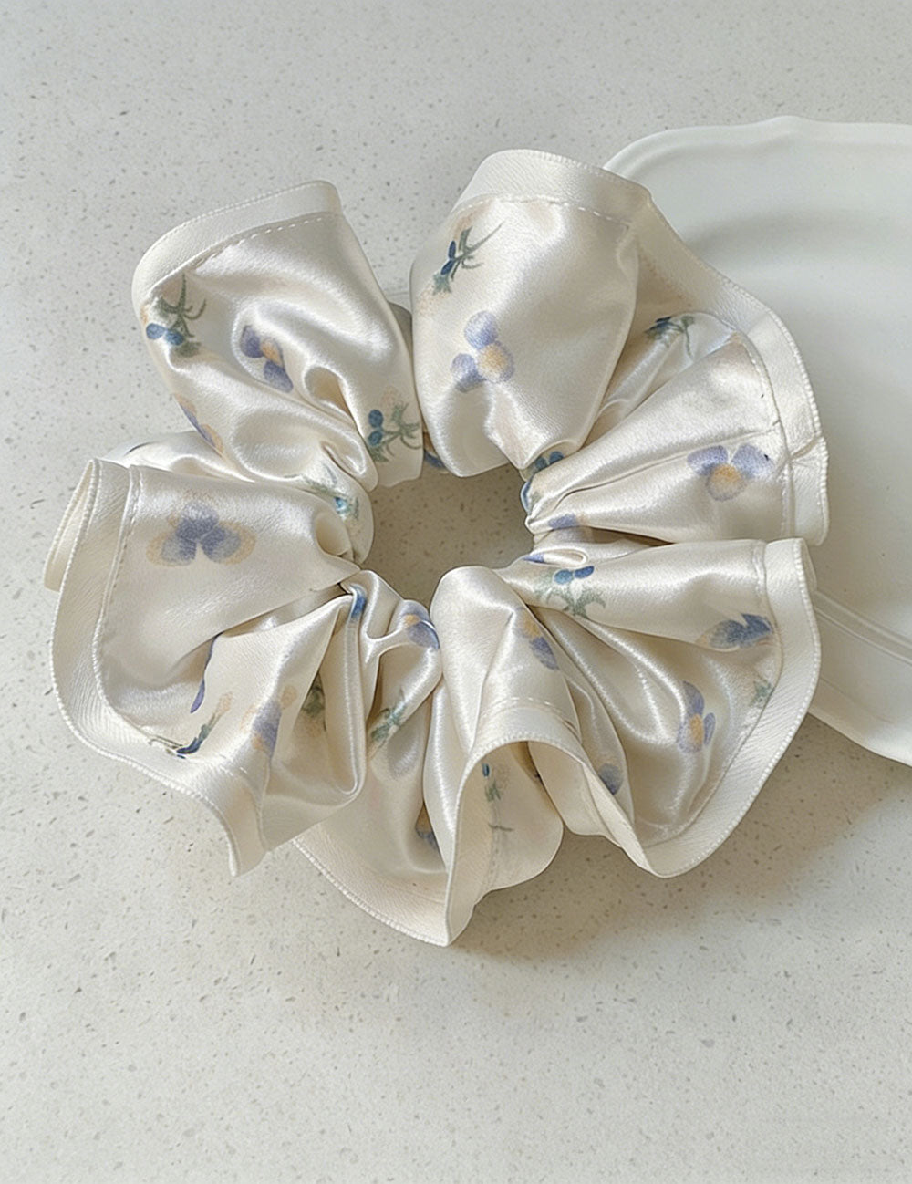 Floral Satin Scrunchies - DippedShop Wholesale - #0979