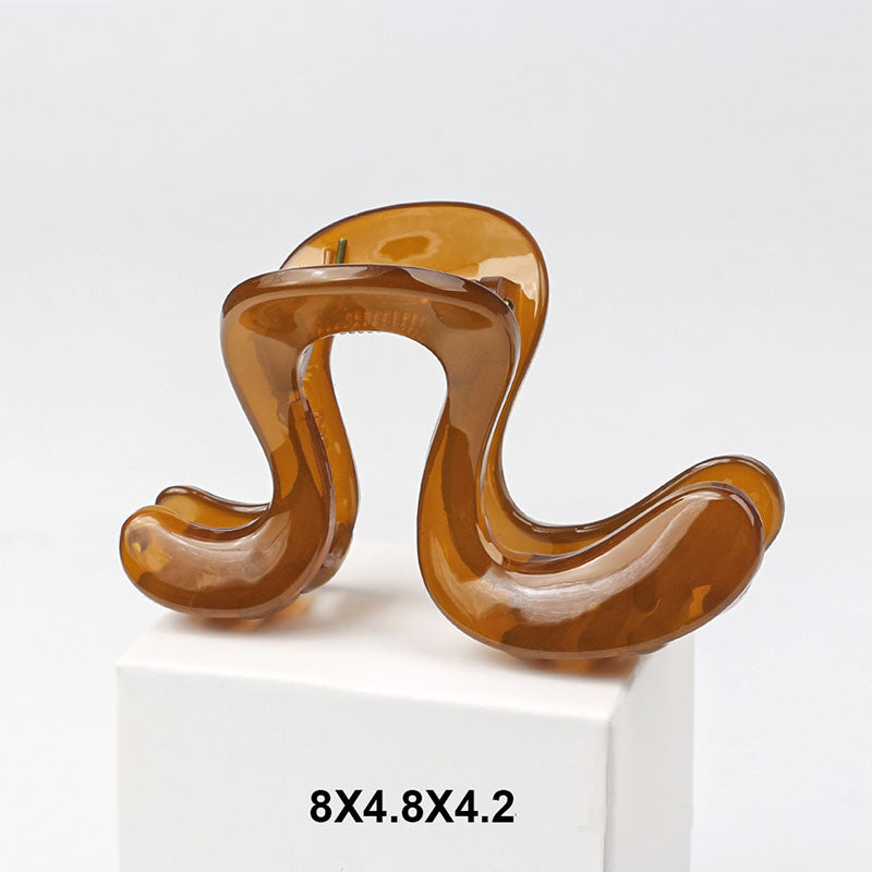Large Geometric Claw Clip - DippedShop Wholesale - #3203