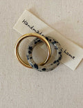 Double-Layer Dalmatian Ring - DippedShop Wholesale - #3795