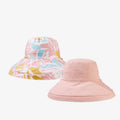Casual Reversible Floral Print Wide Brim Bucket Hat 8BK6HAT163T