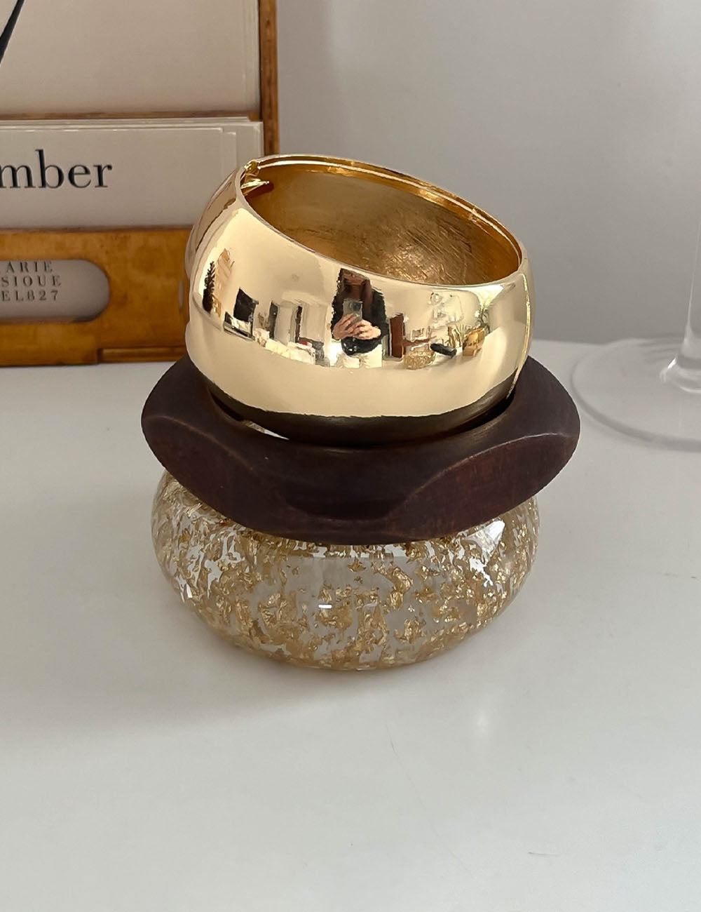 Trendy Irregular Stackable Wid - DippedShop Wholesale - #3443
