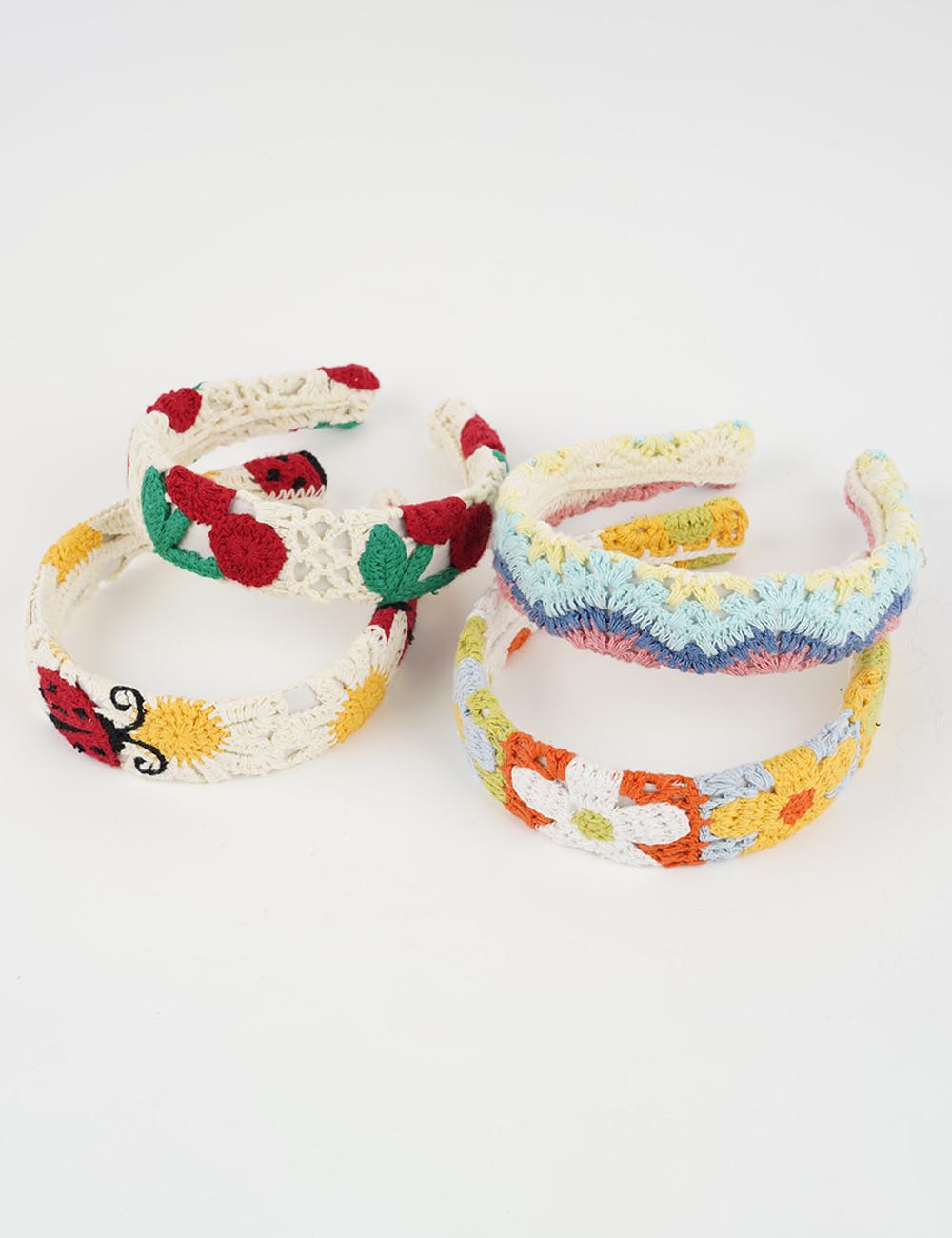 Knit Flower Hair Band - DippedShop Wholesale - #6131