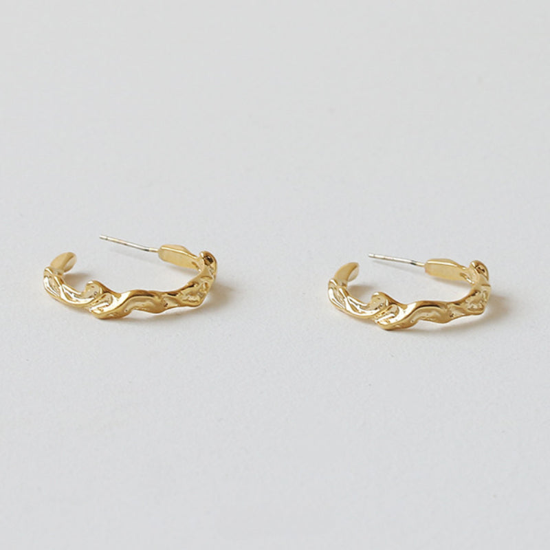 Irregular Simple Cool Hoop Earrings DPJE1855