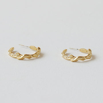 Irregular Simple Cool Hoop Earrings DPJE1855