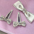 Sparkly Rhinestone Bow Clip - DippedShop Wholesale - #0355