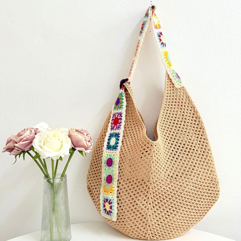 Boho Hollow Out Shoulder Bag - DippedShop Wholesale - #6675