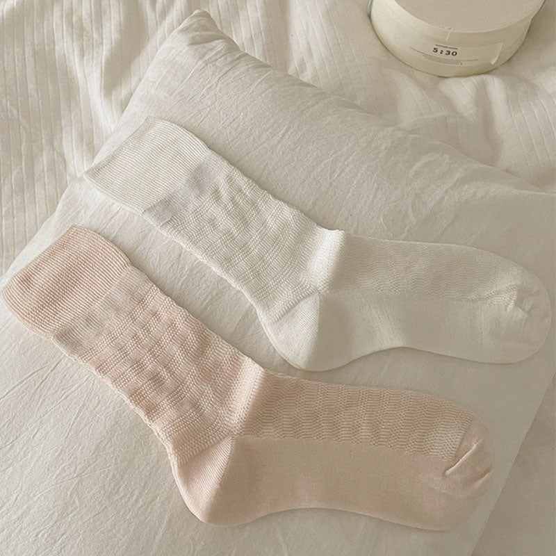 Casual Mesh Crew Socks - DippedShop Wholesale - #2339