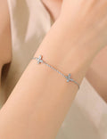Cubic Zirconia Butterfly Bracelet - DippedShop Wholesale - #8099