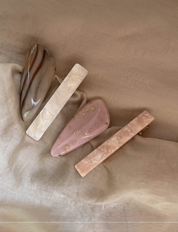 Marble Pattern Hair Clip - DippedShop Wholesale - #0835