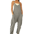 Loose Pocket Jumpsuit - DippedShop Wholesale - #7123