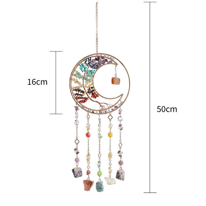 Tree of Life Crystal Suncatcher - DippedShop Wholesale - #7427
