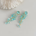 Transparent Glass Beaded Earrings - DippedShop Wholesale - #7955