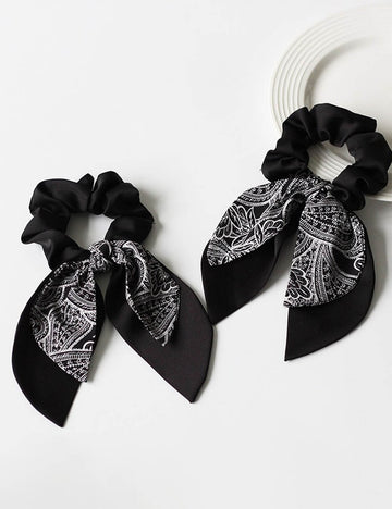Ribbon Bow Ponytail Holder - DippedShop Wholesale - #4659