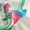 Flower Print Square Scarf - DippedShop Wholesale - #1219