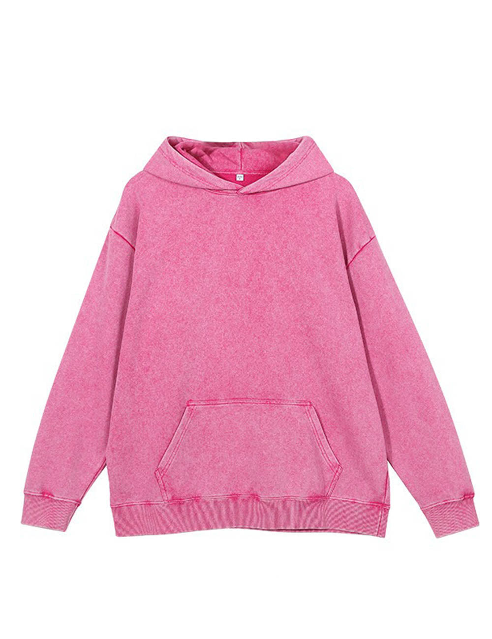 Washed Hooded Casual Oversize Hoodie DP25E619