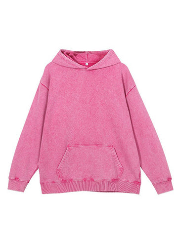 Washed Hooded Casual Oversize Hoodie DP25E619