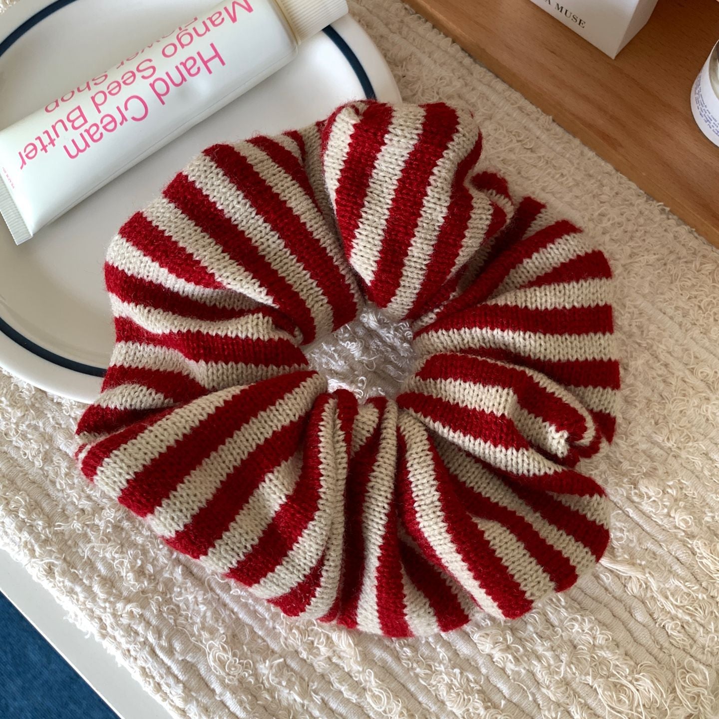 Color Block Striped Hair Tie - DippedShop Wholesale - #3443