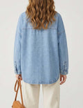Trendy Denim Polo Shirt - DippedShop Wholesale - #0387