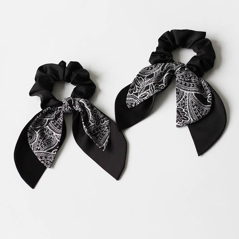 Ribbon Bow Ponytail Holder - DippedShop Wholesale - #7427
