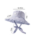 Cute Polka Dots Wide Brim Bucket Hat 8BK6HAT159T
