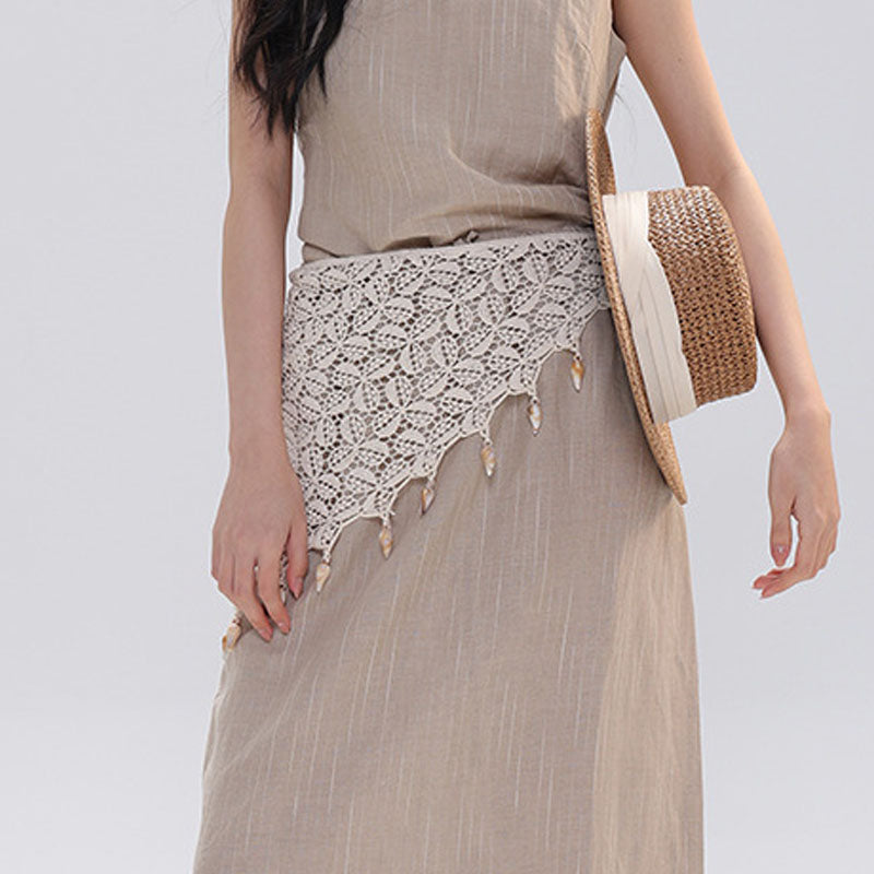 Minimalist Shell Tassel Shawl - DippedShop Wholesale - #1939